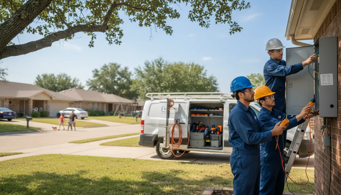 Certified electrician providing emergency electrical services in Prospect, PA
